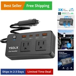 300W Car Power Inverter - Dual Dc 12V To 110V Ac Outlet Adapter Wall P.... Fixed Price $42.07.