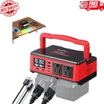 350W Power Inverter Compatible With Milwaukee 18V Batteries: Portable Stat. Fixed Price $109.99.