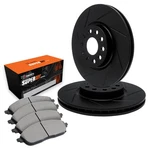R1 Concepts Slotted Brake Kit W Super Duty Pads. Fixed Price $293.33.