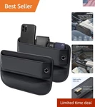 Luxury Leather Car Seat Gap Filler - 2 Pack Organizer For Ultimate Convenience. Fixed Price $60.00.