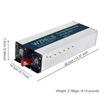 3000W Pure Sine Wave Inverter 24V Power Truck Home Solar System Off Grid Car. Fixed Price $179.55.