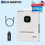 Eco-worthy 3500W 5KW 10KW Solar Hybrid Inverter Off Grid Mppt Controller. Fixed Price $639.99.