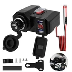 Bluefire 5V/2.1A Dual Usb Charger Socket Waterproof Motorcycle 145CM, Black. Fixed Price $29.02.