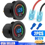 2X Waterproof Car Battery Voltmeter Led Digital Display Voltage Gauge 12V. Fixed Price $14.23.