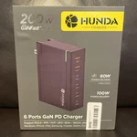 Hunda 200W Fast Charging Station : 6 Ports Multi Usb-c/usb-a Charger Pd 100W. Fixed Price $54.99.