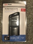 New, Cyberpower Inverter 150W With Usb Charger Cup Holder-black. Fixed Price $26.99.