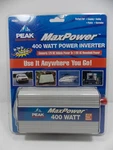 Peak Maxpower 400 Watt Inverter- New, Model#pkcoaj. Fixed Price $30.00.