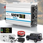 500W Car Power Inverter 12V Dc To 110V Ac, Outlets, Usb-c & Qc Ports, Porta. Fixed Price $53.99.