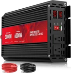 3000W Power Inverter 12V Dc To 110V/120V Ac, 6000W Peak Car With. Fixed Price $287.67.