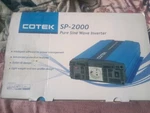 Cotek SP-2000-124 Pure Sine Wave Inverter With Dual Gfci 120VAC 24VDC 2000W. Fixed Price $550.00.