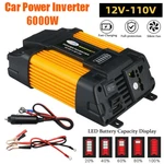 6000W Car Power Inverter 12V Dc To 110V Ac Sine Wave Solar Converter Transformer. Fixed Price $35.99.