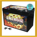 Energie PR4000 Watt 90AH Capacity 12 Volt Power Cell Positive Terminal Left. Fixed Price $269.99.