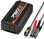 750W Car Power Inverter Dc 12 To Ac 110V Dual Charging Ports / 2A Usb. Fixed Price $83.99.