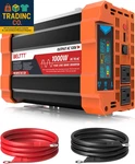 1000WATT Pure Sine Wave Inverter 12V Dc To 120V Ac For Rv, Truck, Off-grid Solar. Fixed Price $191.99.