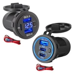 Usb Car Charger Phone Power Outlet Socket Pd & QC3.0 Adapter 12V/24V Boat. Fixed Price $16.90.
