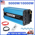 5000W 10000W Pure Sine Wave Power Inverter Dc 12V To Ac 110V Converter Camping. Fixed Price $269.99.