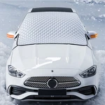 Car Winter Windshield Snow Covers Sun Shade With Side Mirror For Truck Suv. Fixed Price $16.96.