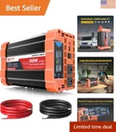 Reliable 1000W Dc To Ac Inverter With Intelligent Display & Safety Features. Fixed Price $201.58.