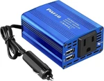 Bapdas 150W Car Power Inverter Dc 12V To 110V Ac Converter With (FVS023396). Fixed Price $21.99.