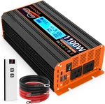 1100 Watt Pure Sine Wave Power Inverter 12V Dc To 110V 120V Converter For Family. Fixed Price $129.99.