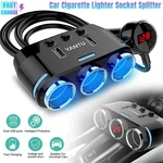 5-IN-1 3WAY Car Cigarette Lighter Socket Splitter Fast Charger Power Adapter 12V. Fixed Price $22.99.
