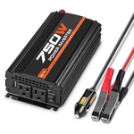 Potek 750W Car Power Inverter 12V Dc To 110V Ac Dual Charging Ports Usb 2A For. Fixed Price $89.06.